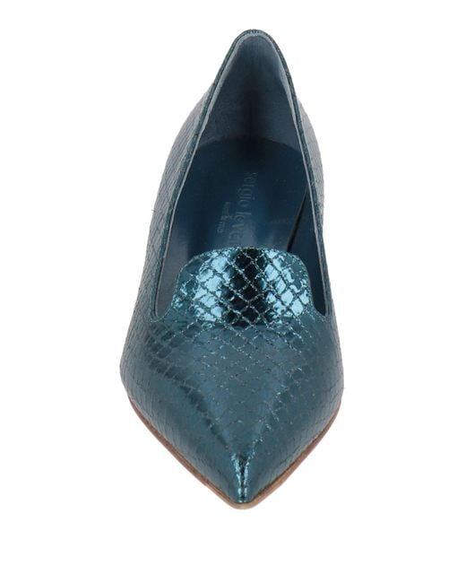 Sergio Levantesi Blue Deep Loafers Leather