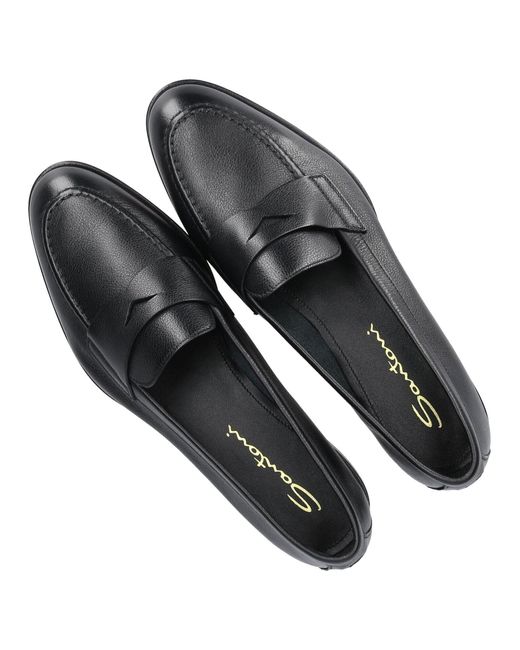 Mocassins Santoni en coloris Black