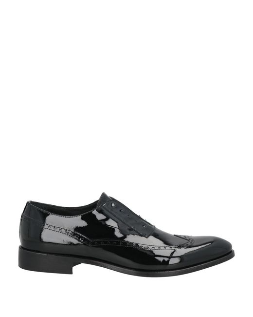 F.LLI CESETTI Black Loafers Leather for men