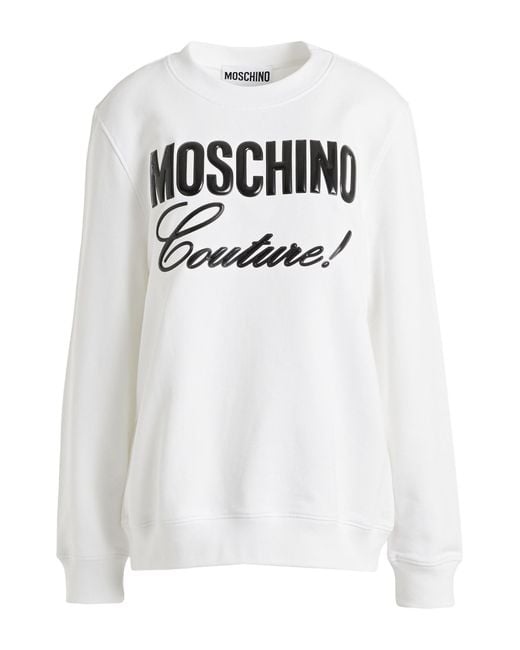 Moschino White Sweatshirt