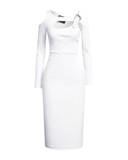 Vestito Midi di Versace Jeans Couture in White
