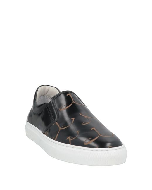 Jacob Cohen Black Sneakers Leather for men