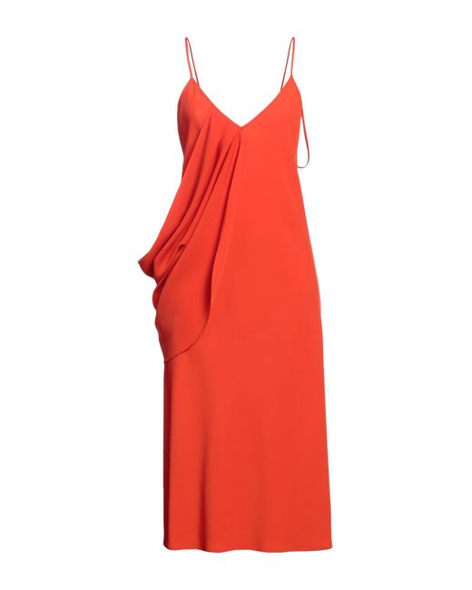 Annarita N. Red Midi Dress