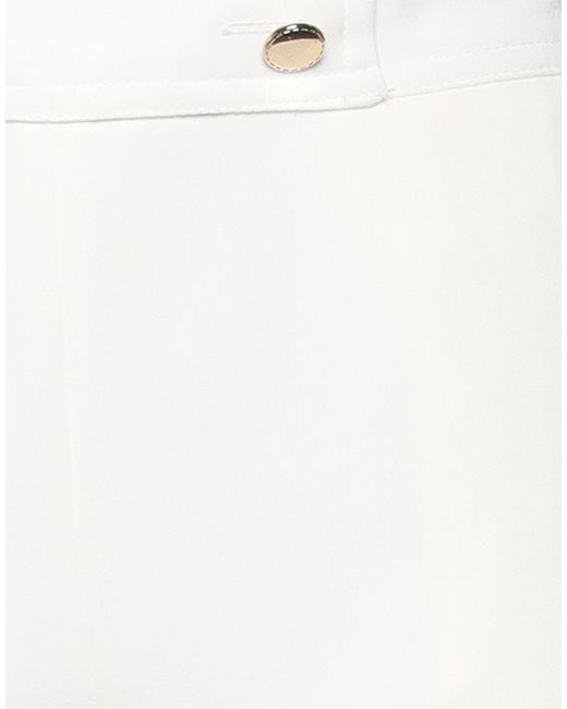 Marella White Pants Polyester