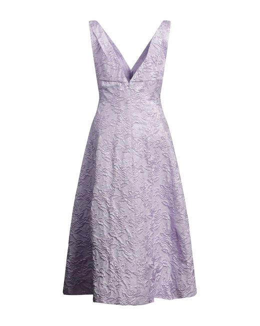 Philosophy Di Lorenzo Serafini Purple Midi-Kleid