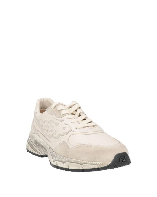 ENTERPRISE JAPAN White Sneakers Calfskin, Cow Leather for men