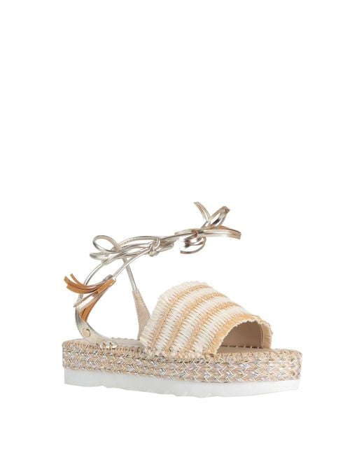 Manila Grace Metallic Sandals