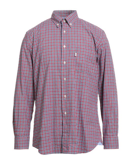 Barbour Purple Shirt Cotton for men