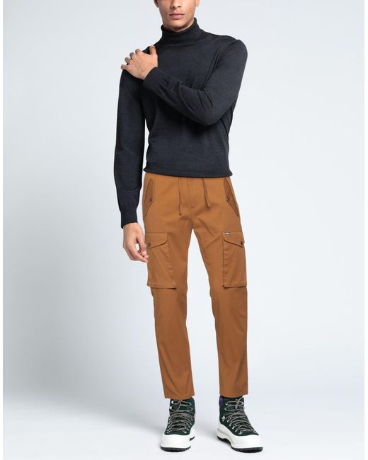 Daniele Alessandrini Brown Pants for men