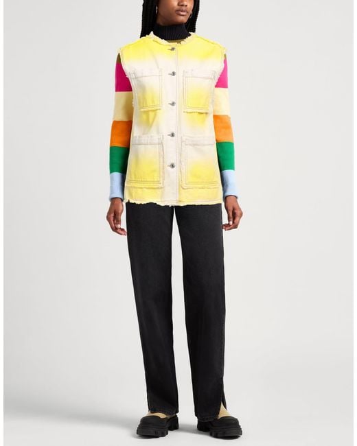 Chaqueta Vaquera MSGM de color Yellow