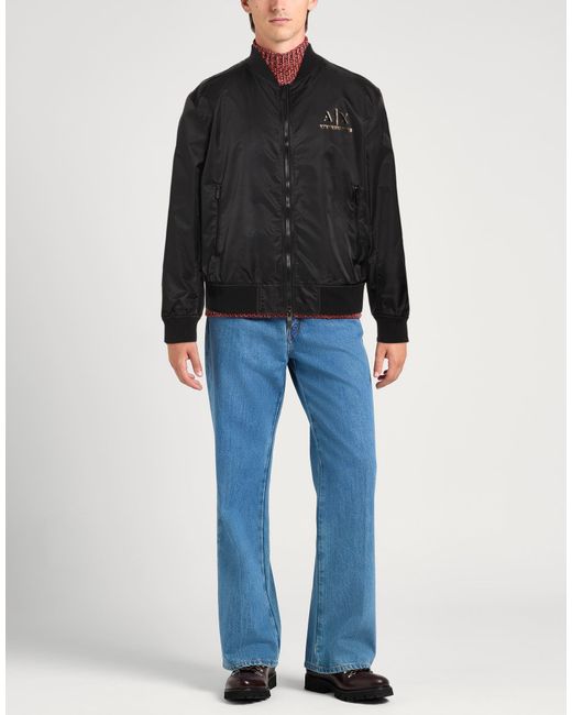 ARMANI EXCHANGE Black Jacket for men