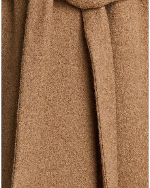 Herno Natural Camel Coat Alpaca Wool, Polyamide, Virgin Wool