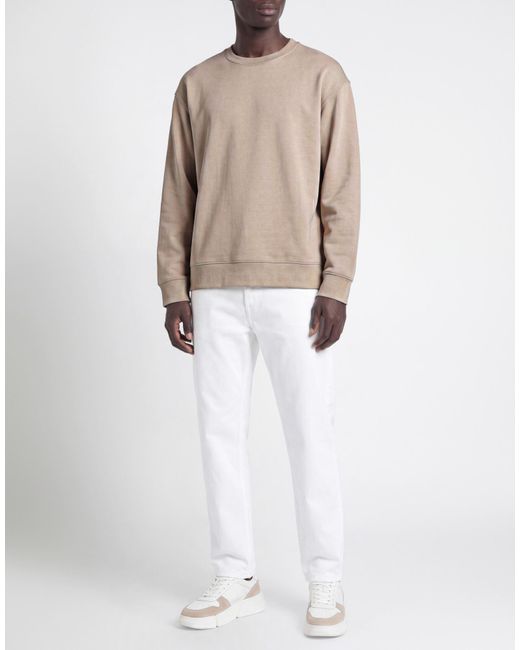 ARMANI EXCHANGE Natural Sweatshirt Cotton, Elastane for men