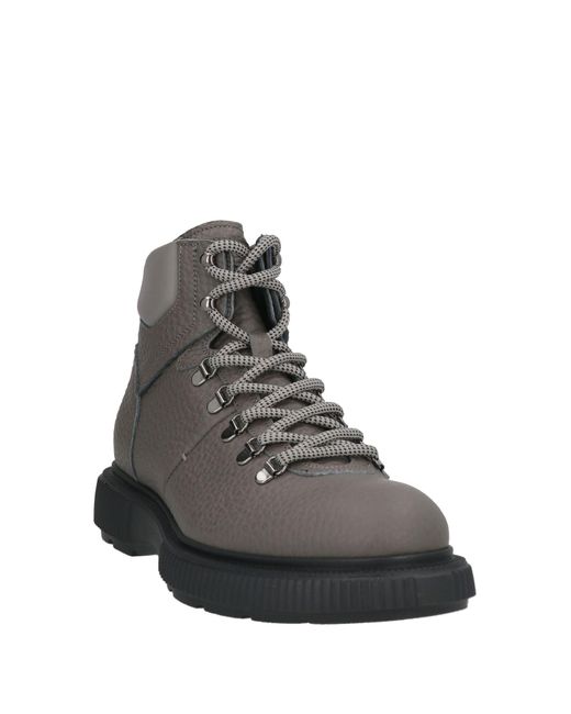 MICH SIMON Gray Ankle Boots for men