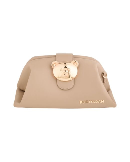 Rue Madam Natural Taupe Handbag Polyurethane