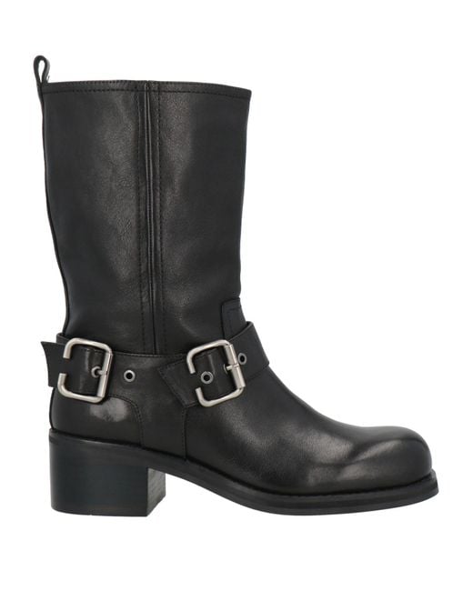 Bruno Premi Black Ankle Boots