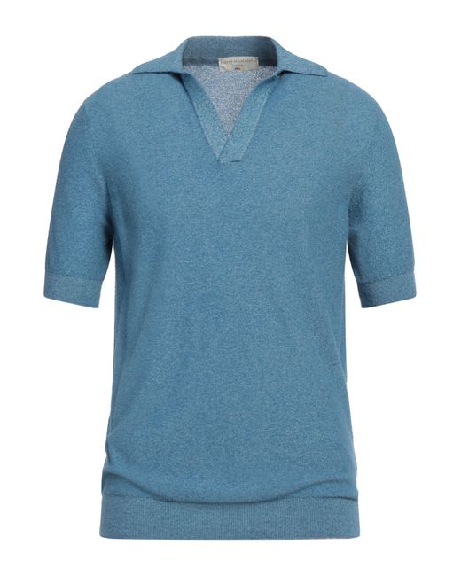 Polo di FILIPPO DE LAURENTIIS in Blue da Uomo