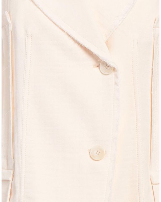 Sportmax Natural Blazer Cotton, Elastane