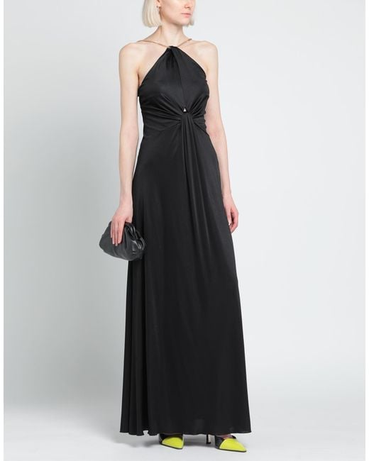 Anna Molinari Black Maxi Dress