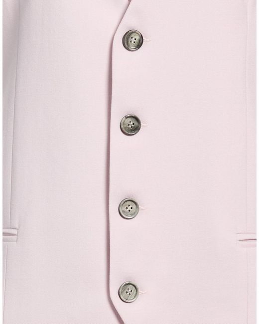 AMI Pink Tailored Vests