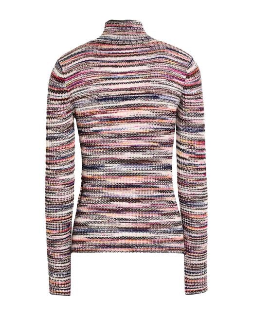 Missoni Red Turtleneck Viscose, Wool