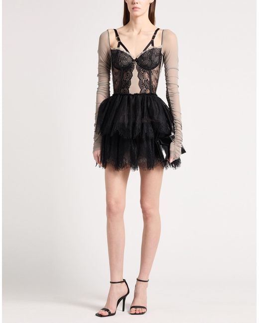 Aniye By Black Mini Dress Polyester, Polyamide, Elastane