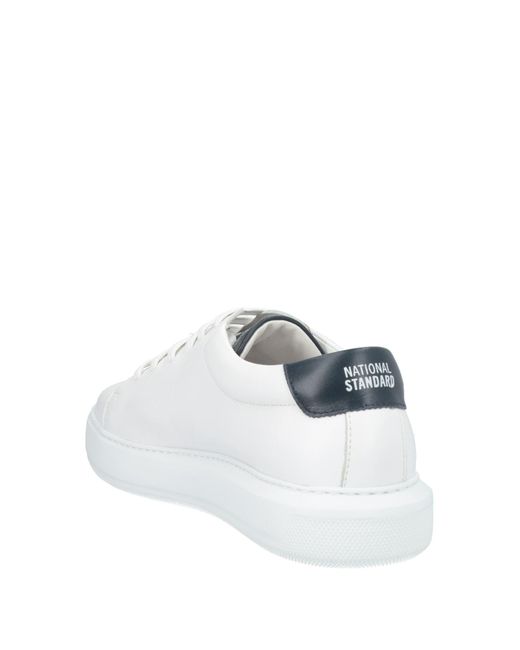 National Standard White Trainers for men