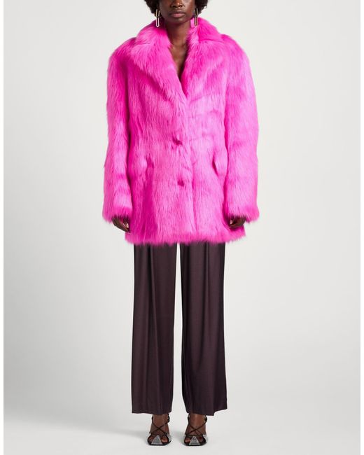 L.b.m. 1911 Purple Pants Virgin Wool, Elastane