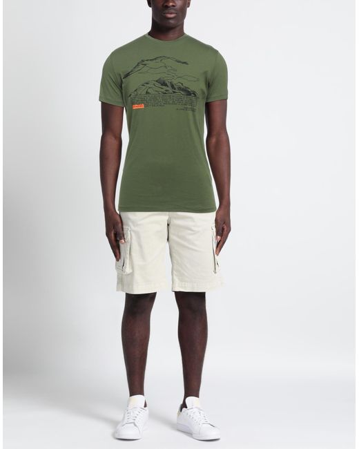 Rrd Green Military T-Shirt Cotton for men