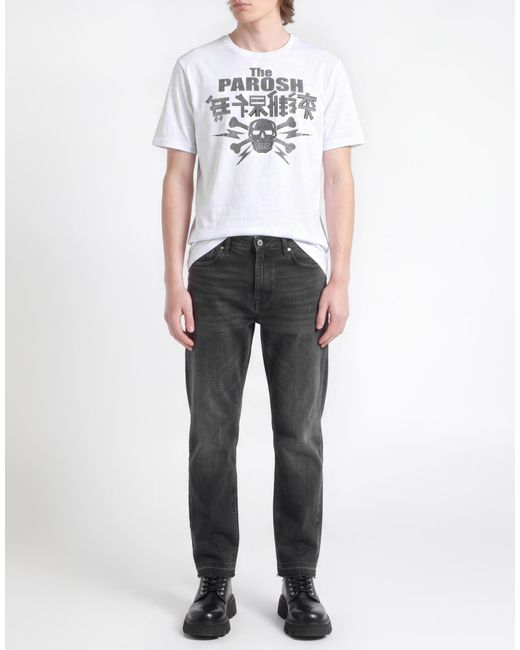 P.A.R.O.S.H. White T-Shirt Cotton for men