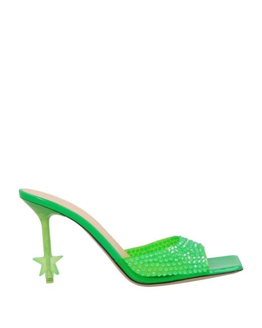 Mach & Mach Green Sandals Pvc