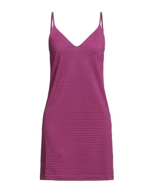 Fisico Purple Mini Dress