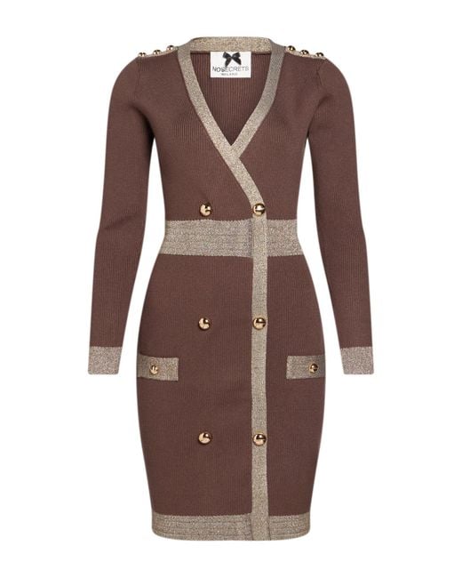 No Secrets Brown Mini Dress