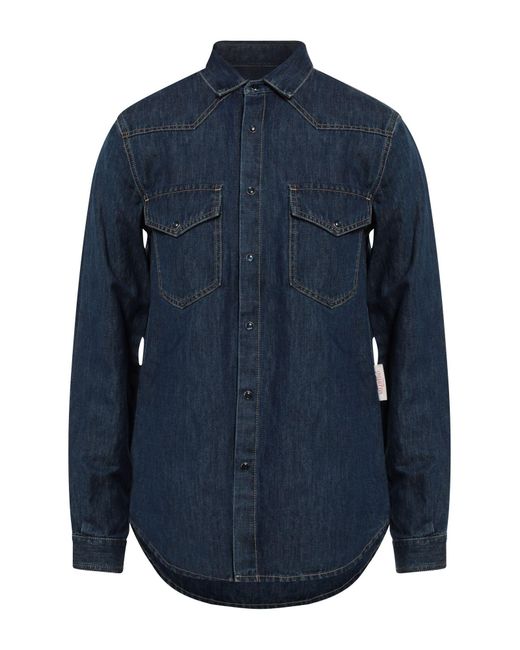 Valentino Garavani Blue Denim Shirt for men