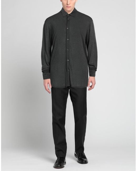 Paolo Pecora Black Shirt for men