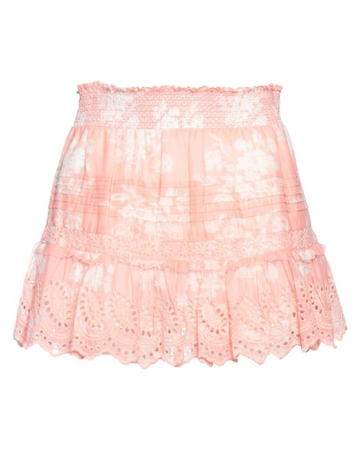 LoveShackFancy Pink Mini Skirt