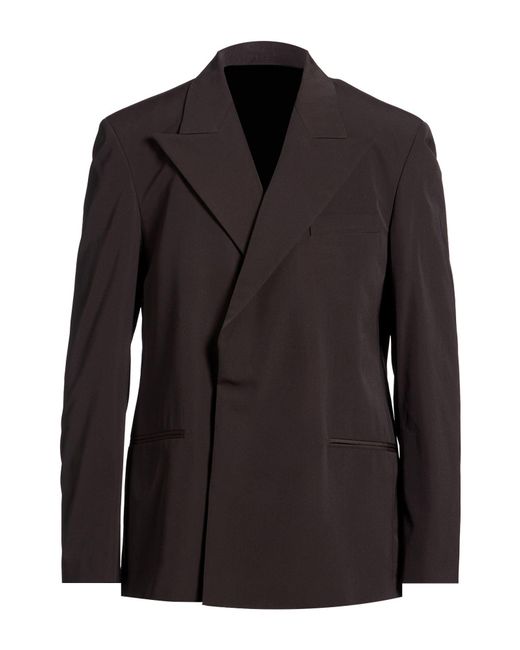 Acne Black Blazer Polyester, Wool for men