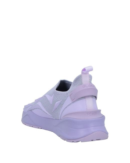 Fendi Purple Sneakers for men