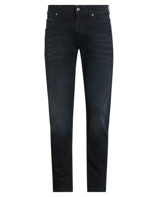 Dondup Men's Blue Jeans Organic Cotton, Elastomultiester, Elastane