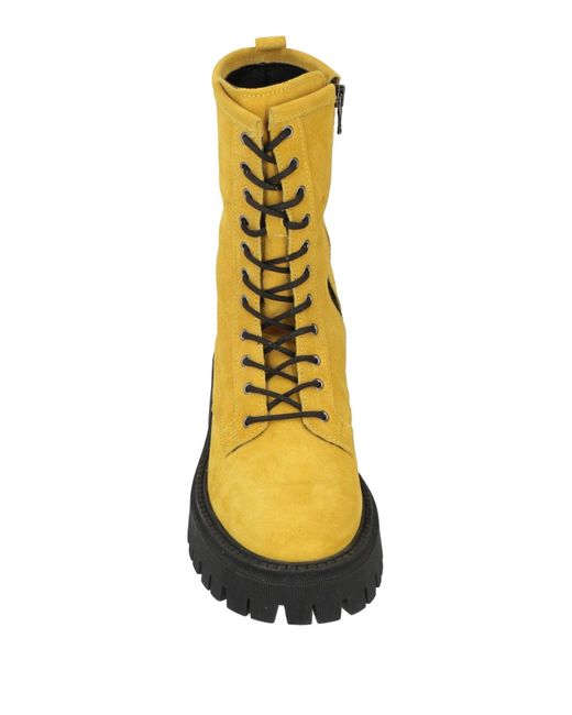 Islo Isabella Lorusso Yellow Ankle Boots Soft Leather