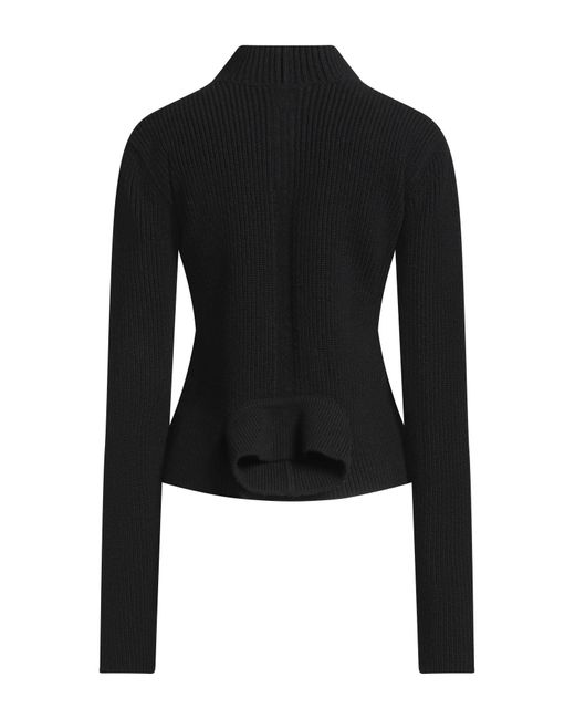 Rick Owens Black Rollkragenpullover