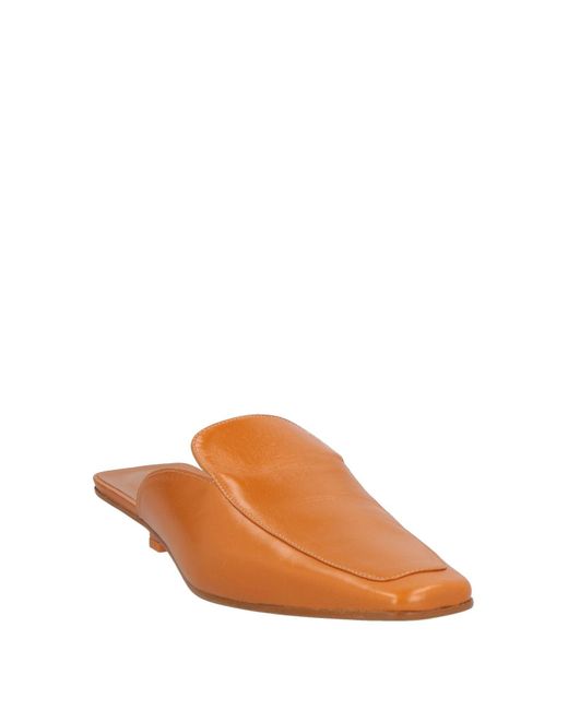 By Far Brown Mules & Clogs