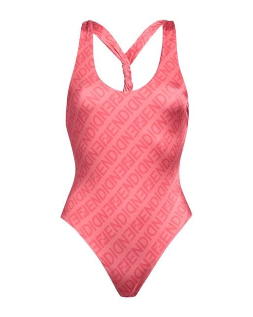 Fendi Pink One-piece Swimsuit