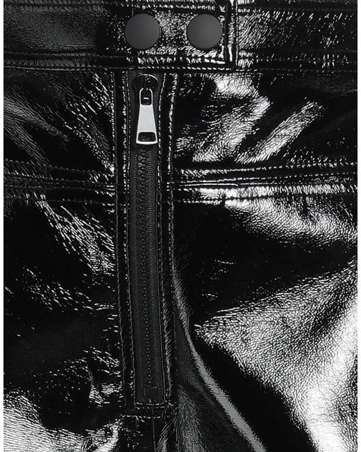 Jijil Black Pants Polyester, Polyurethane