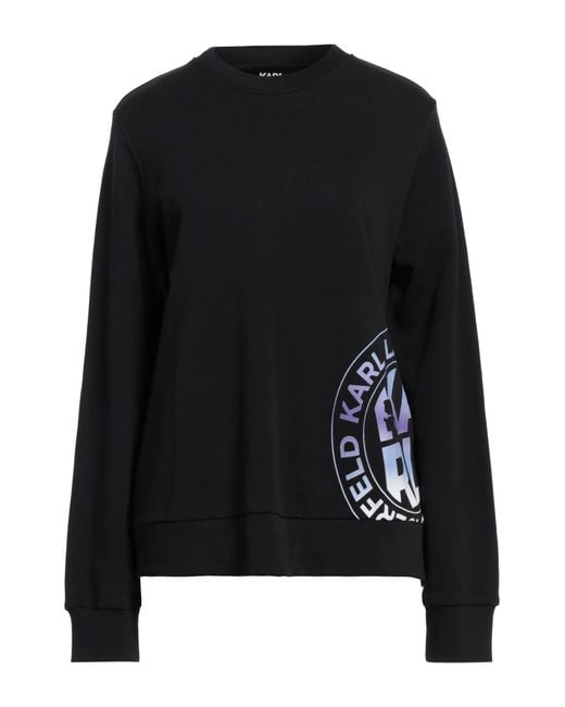 Karl Lagerfeld Black Sweatshirt