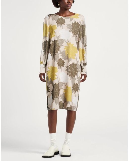 Marc Cain Metallic Midi Dress