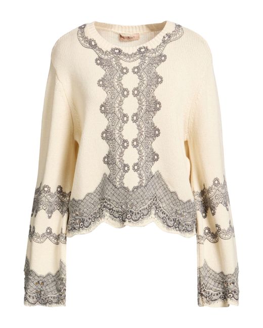 Pullover Twinset en coloris Natural