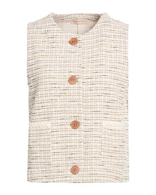 Purotatto Natural Tailored Vest Cotton, Polyester, Polyacrylic, Elastane, Polyamide