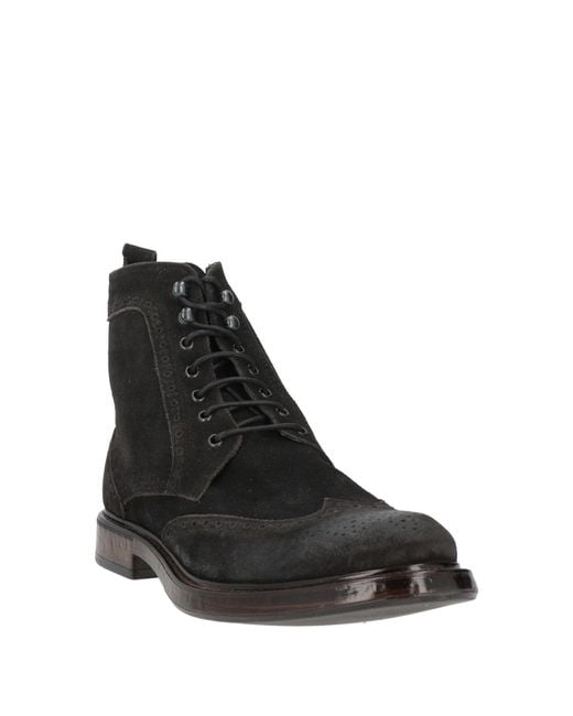 Cinque Black Ankle Boots for men