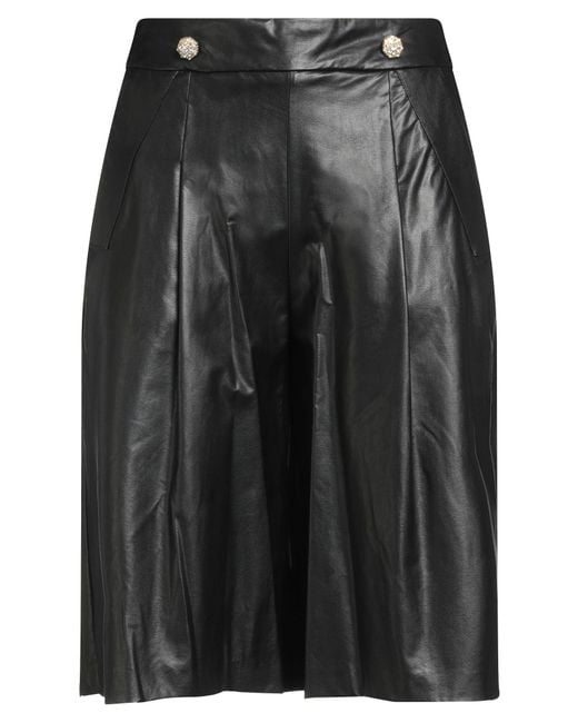 Gaelle Paris Black Shorts & Bermuda Shorts